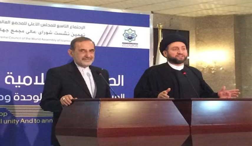 ولايتي: كل امكانيات ايران الانسانية في متناول الحكومة العراقية