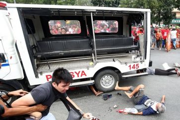 Manifestation aux Philippines