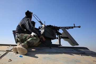 Un combattant du Hached Chaabi