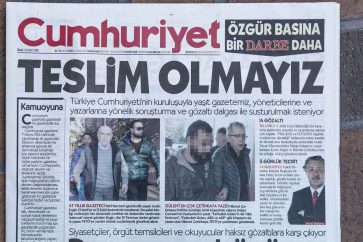 Arrestation de journalistes en Turquie, Cumhuriyet
