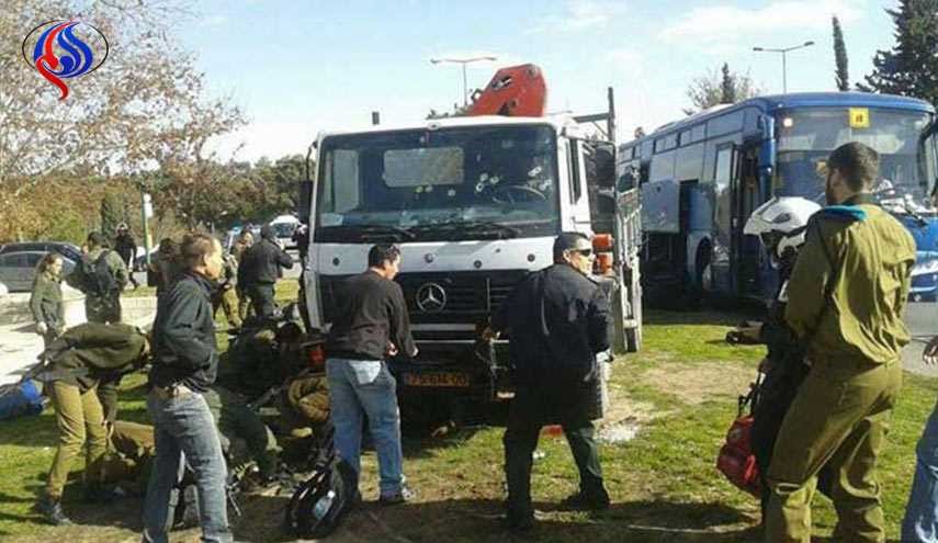 عدد من الجنود الصهاينة جرحى في عملية الدهس