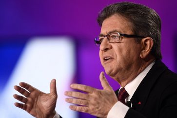 Le leader de La France insoumise Jean-Luc Mélenchon