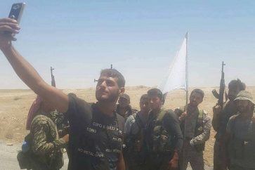 Les soldats syriens sur l'axe d'Ithriya