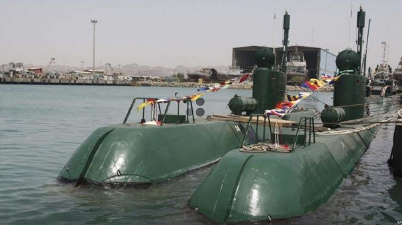 Les sous-marins Ghadir (Fars News)