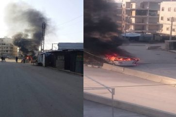 L'attentat à Afrine (Agence ANHA)