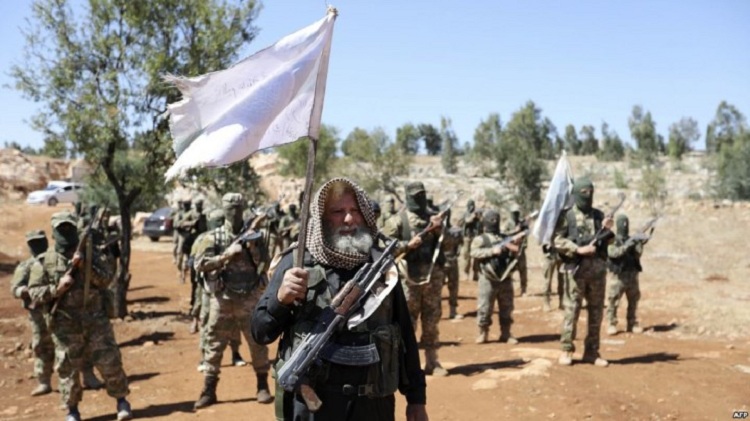 Des miliciens takfiristes de HTC-front al-Nosra