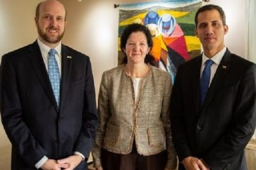 Guaido et Breier au Brésil