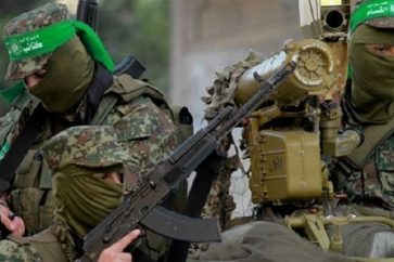 Des combattants de la résistance palestinienne