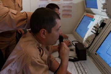 Des soldats russes dans la base de Hmeimim en Syrie