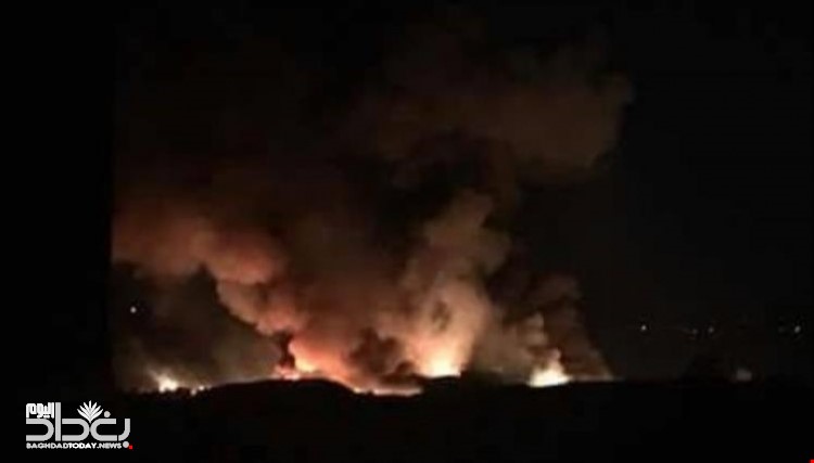 L'explosion dans le camp Chouhada le 19 juillet 2019