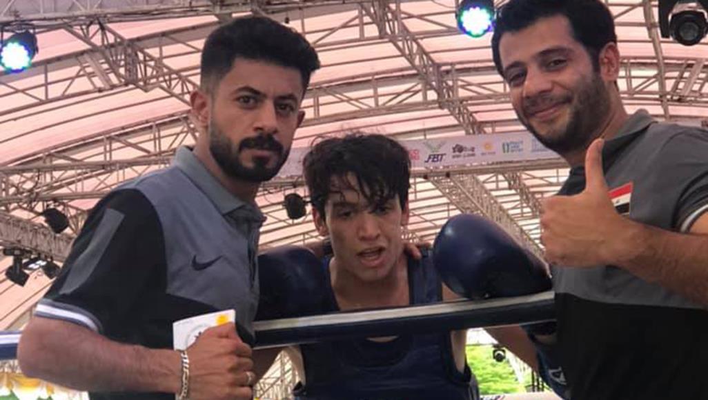 Le boxeur irakien Ali Kanani