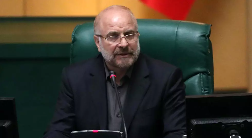 Le nouveau chef du parlement iranien, Mohammad-Bagher Ghalibaf
