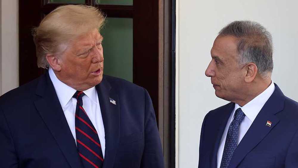 Donald Trump et Mustafa Kazemi