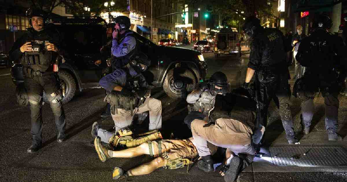 Portland est le lieu de manifestations quotidiennes contre les violences policières aux Etats-Unis depuis la mort de George Floyd.