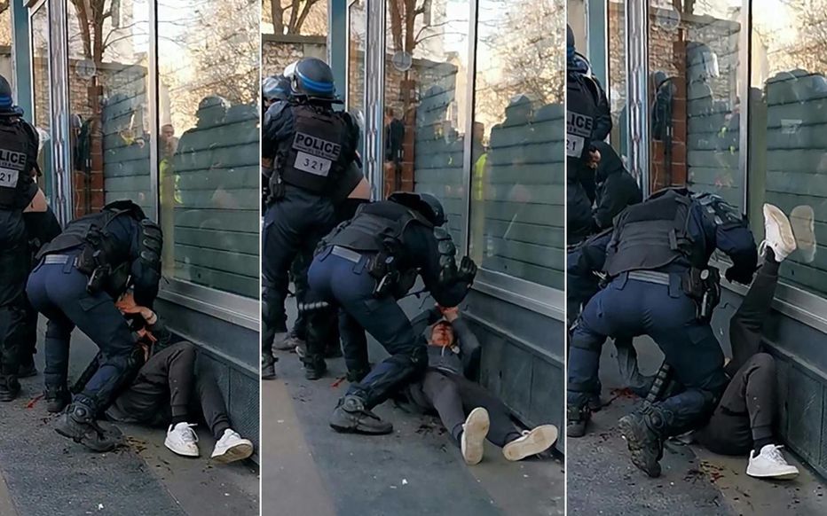 Un gilet jaune tabassé par un policier en janvier 2020