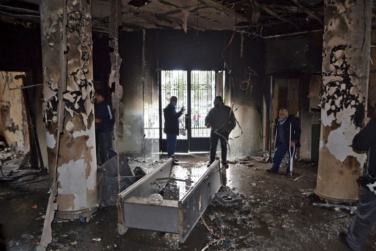 Le bâtiment de la municipalité de Tripoli