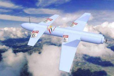 Drone yéménite de type Qasef