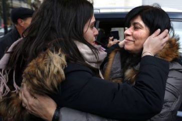 Khalida Jarrar et sa fille Suha
