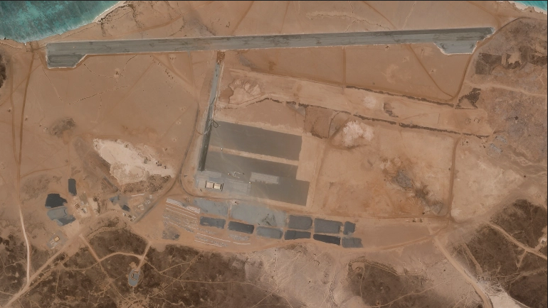 Base aérienne sur l'île de Mayon