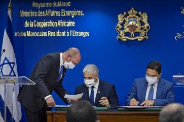 Yaïr Lapid et Nasser Bourita