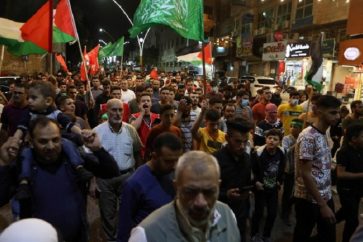 Liesse en Cisjordanie