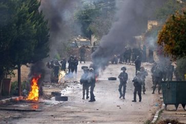 Affrontements à Burqa entre forces d'occupation et Palestiniens