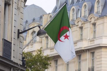 Drapeau de l'Algérie.