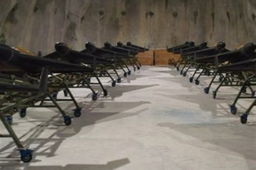 C'est la première fois que le CGRI dévoile une base souterraine de drones de combat