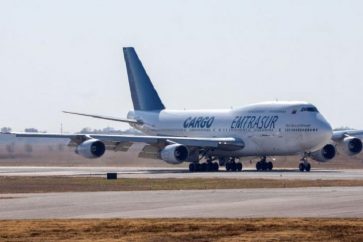 Avion appartenant à la compagnie vénézuélienne Emtrasur.