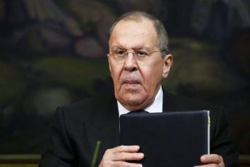 Le chef de la diplomatie russe Sergueï Lavrov