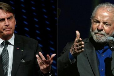 Jair Bolsonaro et Luiz Inacio Lula da Silva