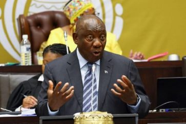 Le président sud-africain Cyril Ramaphosa.