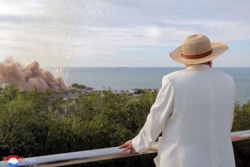 Les frappes "nucléaires tactiques" ont été personnellement supervisées par le dirigeant Kim Jong Un.