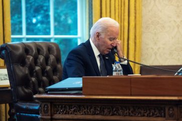 Le président Joe Biden, à la Maison Blanche, le 9 décembre 2021. (Photographié par Doug Mills-Pool/Getty Images)