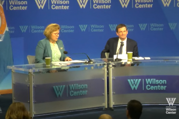 Barbara Leaf et David Hale au centre Wilson, le vendredi 4 novembre 2022.