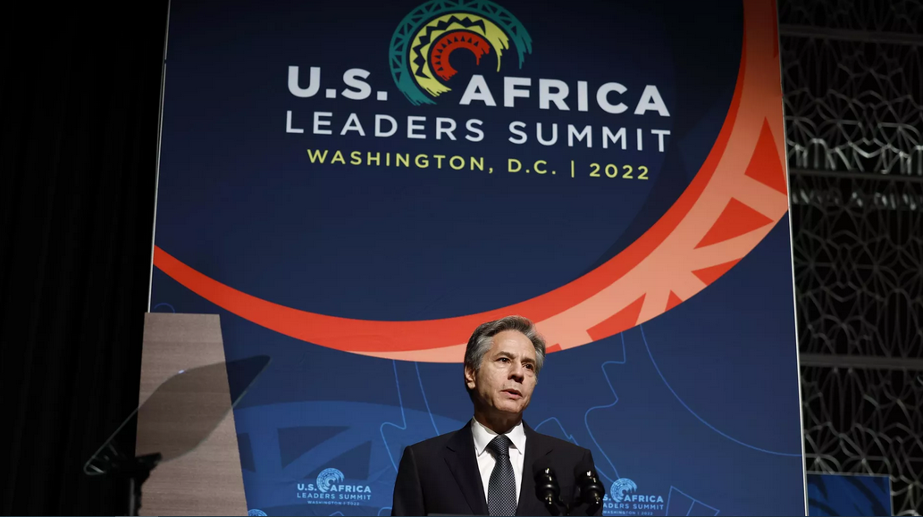 Anthony Blinken lors du sommet Etats-Unis-Afrique à Washington.