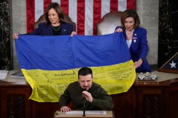 Discours de Zelensky au Congrès US, le 21 décembre 2022.