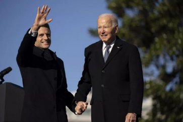 Biden et Macron à Washington (illustration)