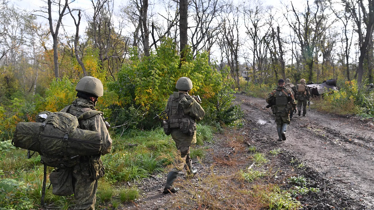 Des membres du groupe Wagner en Ukraine (Illustration)