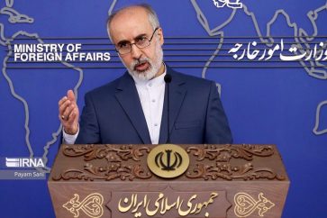 Nasser Kanaani, porte-parole du ministère iranien des Affaires étrangères