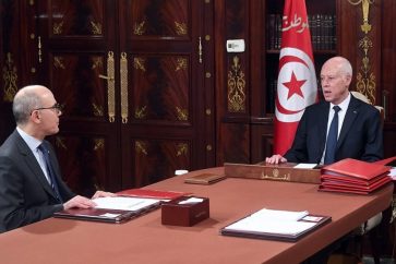 Le président tunisien, Kaïs Saïed, a reçu, ce jeudi 9 février 2023, le ministre des Affaires étrangères, Nabil Ammar. ©Businessnews.tn