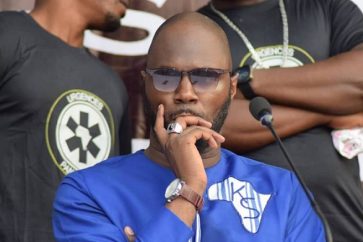 Kémi Séba, chef de l’ONG Urgences panafricanistes