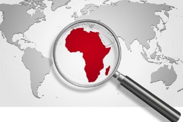 Carte du continent africain