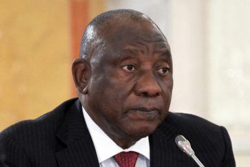 Le président sud-africain Cyril Ramaphosa