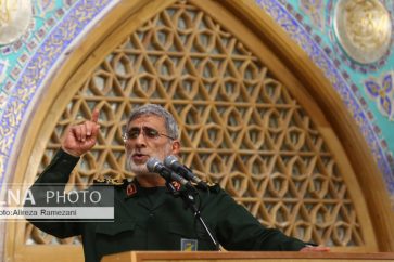 Le général Esmaïl Qaani, commandant de la Force Qods du CGRI.