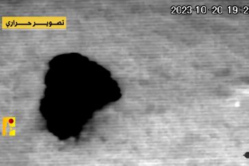 Opération du Hezbollah contre une caserne israélienne, le 20 octobre 2023.