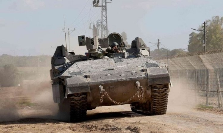 Un char israélien à Gaza