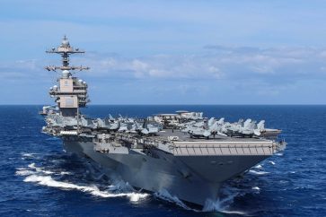 Le porte-avions USS Gerald Ford.