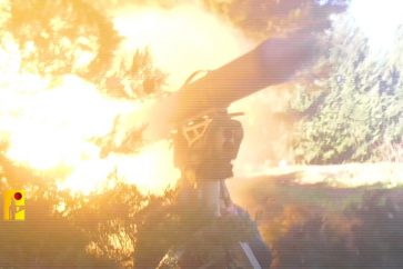 Tirs du Hezbollah contre des cibles israéliennes.