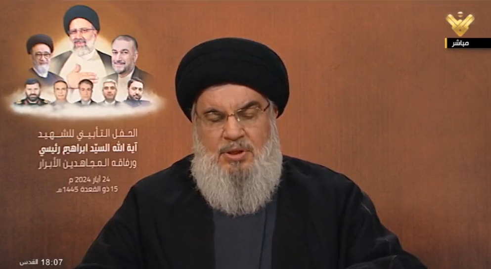 Sayed Hassan Nasrallah, secrétaire général du Hezbollah